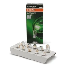 Osram T10 W5W Ultra Life halogén izzó (10db-os csomag)