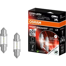 Osram Night Breaker C5W 36mm 6000K szofita LED készlet 6418DWNB-ECE-2HB LEGÁLIS