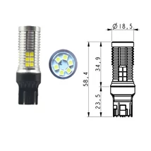T20 7440 W21W - 7443 W21/5W LED 30x3030SMD Epistar fehér Canbus