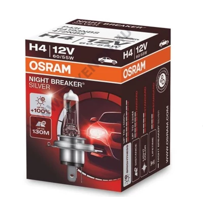 Osram H4 Night Breaker Silver +100% halogén izzó 64193NBS