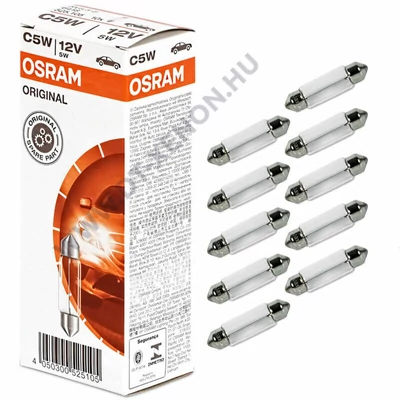 Osram C5W Original Line 12V szofita izzó 6418 10db-os készlet
