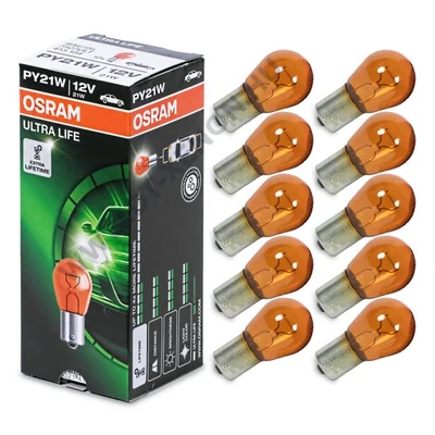 Osram PY21W BAU15S Ultra Life halogén izzó 7507ULT (10db-os készlet)