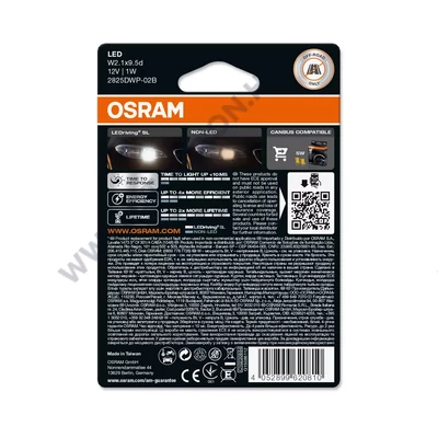 Osram LEDriving SL T10 W5W 12V LED 6000K fehér 2825DWP-2BL