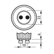 V-TAC GU10 spot LED 4,5W (=35W) 4000K VT-1975 / SKU-211686