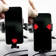 Einparts EPACC011 szellőzőrácsra csíptethető mobiltelefon tartó és vezetéknélküli töltő készlet