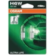 Osram H6W BAX9S Ultra Life halogén izzó DUO BOX 64132ULT-02B