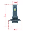 Einparts H7 20W LED fényszóró - ködlámpa világítás 6000K EPLH122 12V