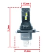 Einparts H4 20W LED fényszóró - ködlámpa világítás 4300K EPLH126 12V