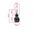 Einparts H7 34W LED fényszóró / ködlámpa világítás EPLH33 12-24V