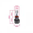 Einparts H11 24W LED fényszóró / ködlámpa világítás EPLH37 12-24V