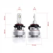 Einparts H7 30W LED canbus fényszóró / ködlámpa világítás Mercedes VW adapterrel EPLH53 