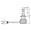 Osram Night Breaker H7 GEN2 16W LED 64210DWNBG2 MOTO 6000K +230% StVZO engedély 1db-os készlet