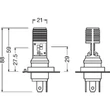 Osram LEDriving HL EASY HS1 5,5W 12V 6000K LED 64185DWESY-1HB