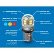 Philips BAU15S PY21W Ultinon PRO7000 LED sárga 11496AU70X2
