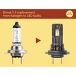 Philips H4 H19 20W +80% Ultinon Access 2510 LED 3500K 12V 11342U2510C2