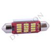 Szofita LED 12SMD 4014 CanBus 31-36-39-42mm 6500K jégfehér 12V