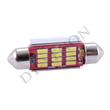 Szofita LED 12SMD 4014 CanBus 31-36-39-42mm 6500K jégfehér 12V