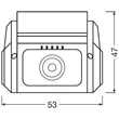 Osram ROADsight REAR 10 1080P 30fps menetrögzítő / tolató kamera