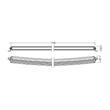 Osram LEDriving Curved Lightbar VX1000-CB SR SM LEDDL135-CB 12/24V 94W kiegészítő íves távolsági LED lámpa Combo Beam 