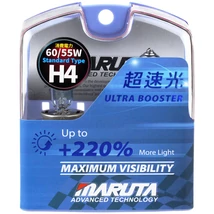 MTEC Ultra Booster H4 55W +220% halogén izzó DUO BOX MT-562