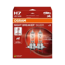 Osram Night Breaker Silver +100% H7 DUO BOX halogén izzó 64210NBS-2HB