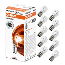 Osram P21/4W - BAZ15D Original Line izzó 7225 10db-os készlet