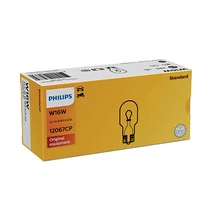 Philips T15 W16W Vision +30% halogén izzó 10db-os készlet 12067CP
