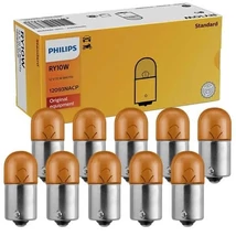 Philips RY10W BA15S Standard Vision +30% 10db-os halogén izzó készlet 12093NACP