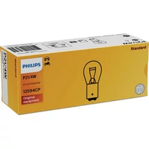 Philips P21/4W BAZ15D Standard Vision +30% 10db-os halogén izzó készlet 12594CP