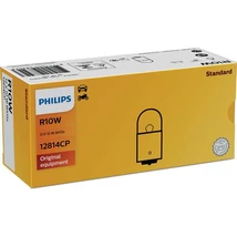 Philips R10W BA15S Standard Vision +30% 10db-os halogén izzó készlet 12814CP