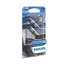 Philips BAX9S H6W WhiteVision Ultra helyzetjelző izzó DUO BOX 12036WVUB2