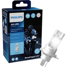 Philips H4 18W Ultinon Pro6000 HL Boost Gen2 MOTO +300% LED 5800K 11342U60B2X1 StVZO engedély