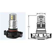PSX24W 12x3030SMD 6000K fehér LED