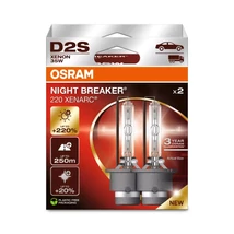 Osram D2S Xenarc Night Breaker 220 Xenon izzó DUO BOX 66240XN2-2HB