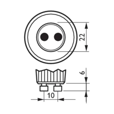 V-TAC GU10 spot LED 4,5W (=35W) 4000K VT-1975 / SKU-211686