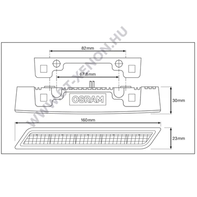 Osram LEDriving PX-5 DRL 301 Nappali menetfény LED készlet LEDDRL301-1 BK 