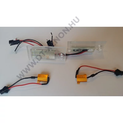 DTX 1054 AUDI 6000K fehér SMD LED-es rendszámtábla világítás szett