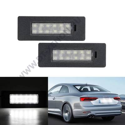 DTX 1058 AUDI A5 II - Q2 - Q5 II 6000K fehér SMD LED-es rendszámtábla világítás szett