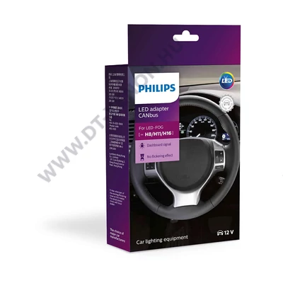 Philips H8 H11 H16 LED canbus ellenállás 12V 18954C2