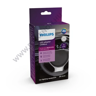 Philips H8 H11 H16 LED 3-in-1 canbus ellenállás 12V 18954X2