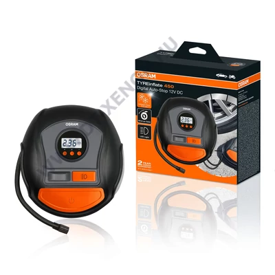 Osram TYREinflate 450 légkompresszor - feltekerhető gumiabroncs pumpa OTI450