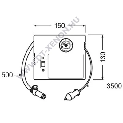 Osram TYREseal ESSENTIAL KIT gumiabroncs - defektjavító készlet OTSK6ESN