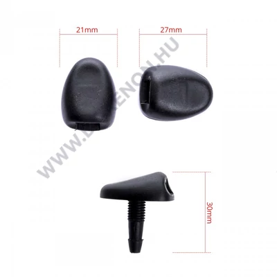 Einparts univerzális szélvédőmosó fúvóka készlet (2db)