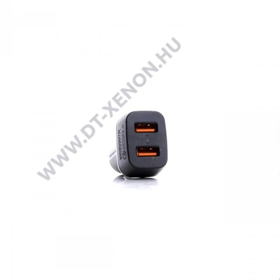 Einparts EPACC003 szivargyújtós DUAL USB Quick Charge 3.0 töltő 12-24V