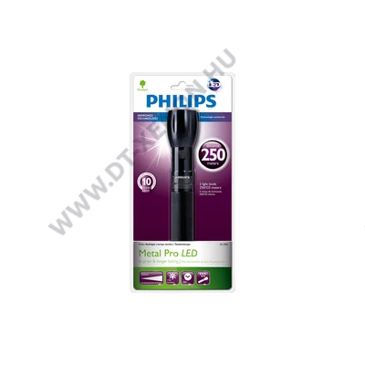 Philips Metal Pro LED black zseblámpa SFL7000/10