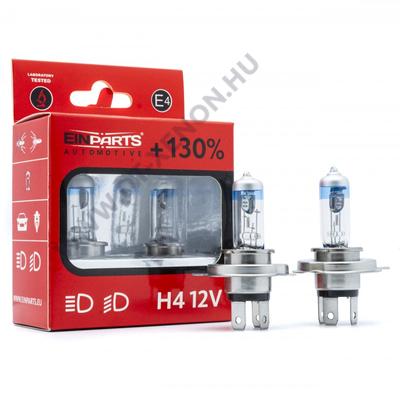 Einparts EPB46K H4 60/55W 5000K +130% halogén izzó készlet