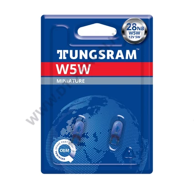Tungsram W5W T10 BLUE 4200K fehér halogén izzó DUO BOX (utolsó doboz)