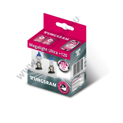 Tungsram Megalight Ultra HB3 9005NU halogén izzó +120%
