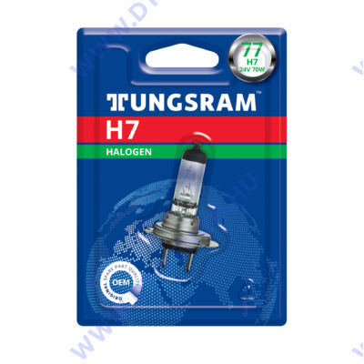 Tungsram H7 70W Original 24V halogén izzó 58521U (utolsó 2db)