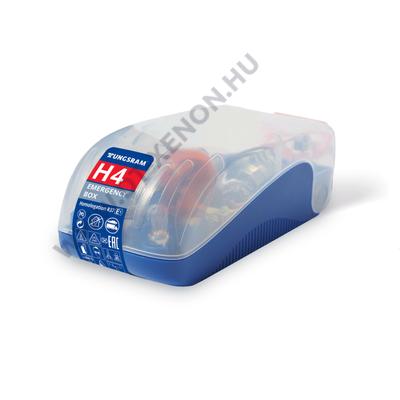 Tungsram H4 12V tartalék izzó / biztosíték készlet